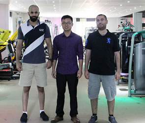 科威特客户来中国广州羞羞视频网站在线观看进口健身房器材